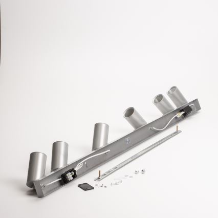 Brilagi - Reflektorska svjetiljka za kupaonicu SELE 6xGU10/30W/230V IP44 srebrna