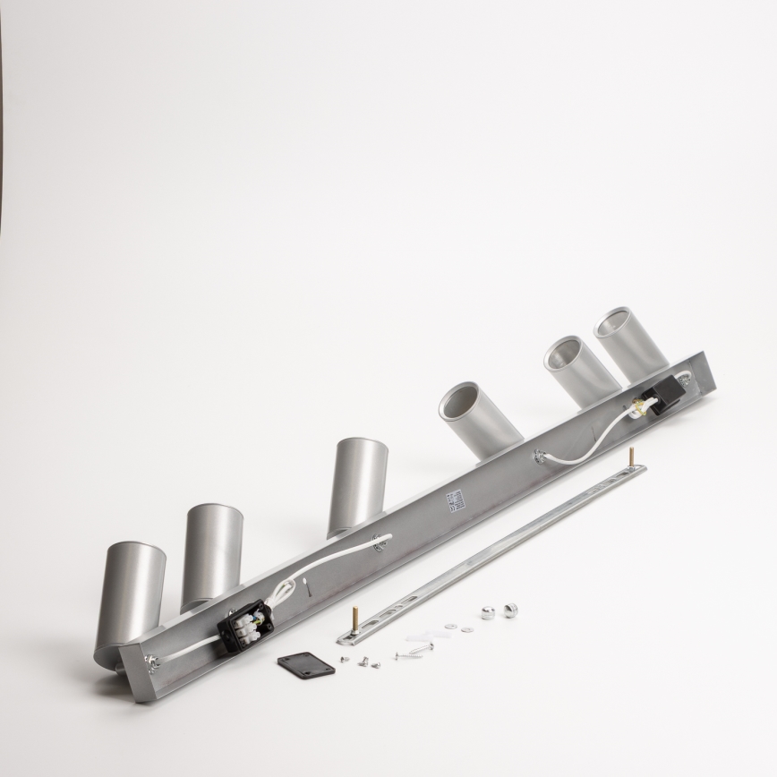Brilagi - Reflektorska svjetiljka za kupaonicu SELE 6xGU10/30W/230V IP44 srebrna