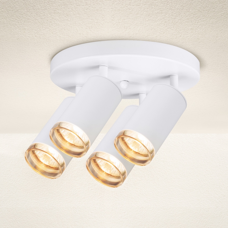Brilagi - Reflektorska svjetiljka za kupaonicu SELE AQUA 4xGU10/30W/230V IP44 bijela