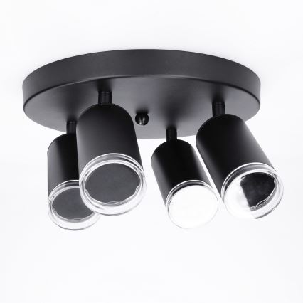 Brilagi - Reflektorska svjetiljka za kupaonicu SELE AQUA 4xGU10/30W/230V IP44 crna