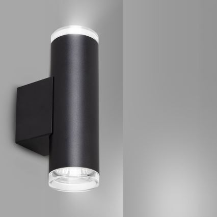 Brilagi - Zidna reflektorska svjetiljka za kupaonicu SELE AQUA 4xGU10/30W/230V IP44 crna