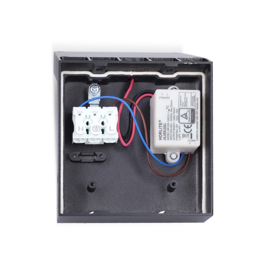 Brilagi - RIANO vanjska zidna LED svjetiljka 8W/230V, antracitna, IP65