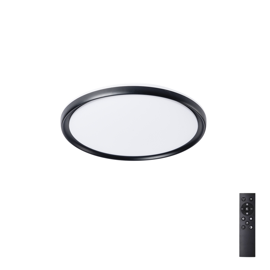 Brilagi - LED stropno svjetlo s prigušivanjem RIVO LED/72W/230V 3000-6000K crno Ø 50 cm + daljinsko upravljanje