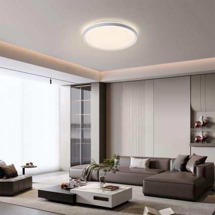 Brilagi - LED prigušiva stropna svjetiljka RIVO LED/72W/230V 3000-6000K bijela Ø 50 cm + daljinski upravljač