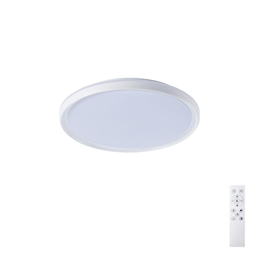 Brilagi - LED prigušiva stropna svjetiljka RIVO LED/72W/230V 3000-6000K bijela Ø 50 cm + daljinski upravljač