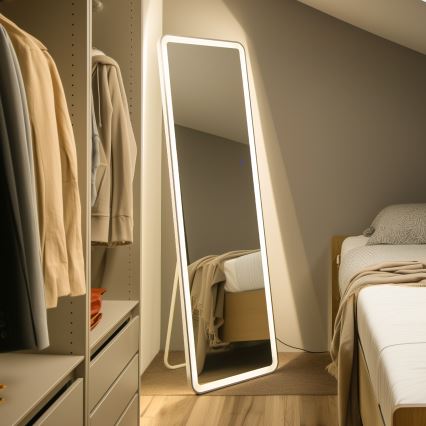 Brilagi - Stojeće ogledalo ELEGANZA LED/42W/230V 160x50 cm IP44 CRI 90 prigušivo + CCT (podesiva temperatura boje)