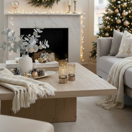 Brilagi - SET 2x LED božićne dekoracije LED/3xAA + 2xAA