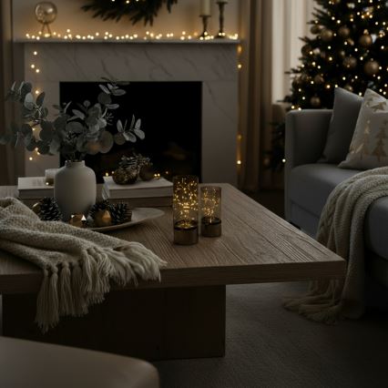 Brilagi - SET 2x LED božićne dekoracije LED/3xAA + 2xAA