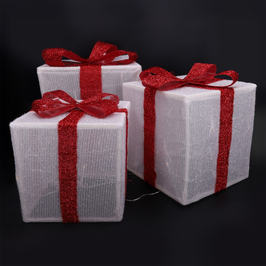 Brilagi - SET 3x LED vanjske božićne dekoracije LED/2,6W/3xAA IP44 pokloni