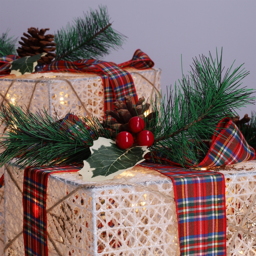 Brilagi - SET 3x LED vanjskih božićnih dekoracija LED/230V IP44 pokloni