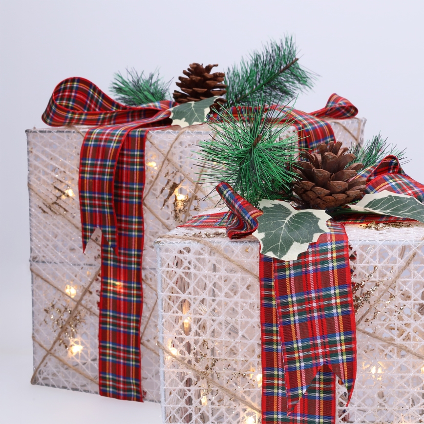 Brilagi - SET 3x LED vanjskih božićnih dekoracija LED/230V IP44 pokloni