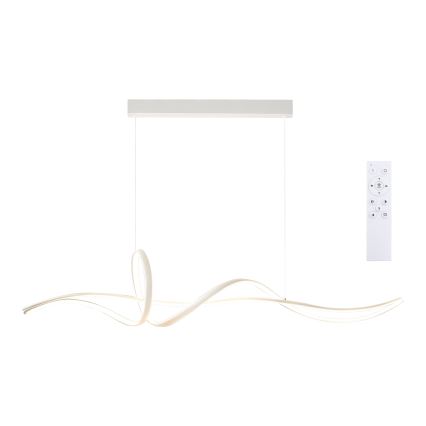 Brilagi - LED luster s prigušivanjem na sajli SIGNATURE LED/55W/230V 3000-6000K 120x23 cm bijela + daljinski upravljač