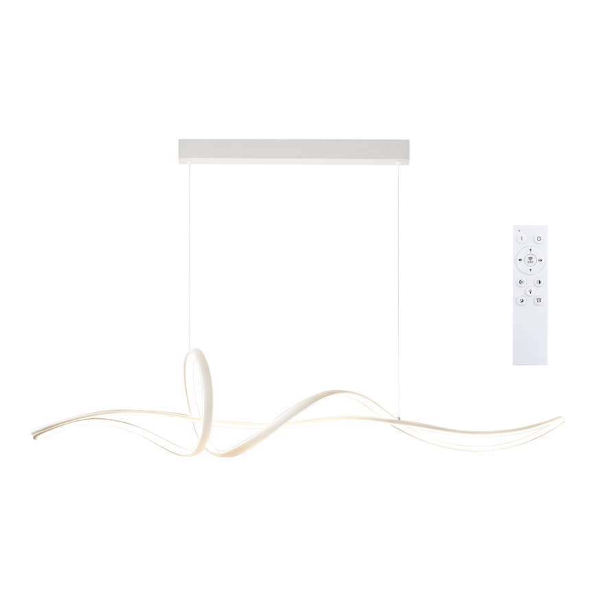 Brilagi - LED luster s prigušivanjem na sajli SIGNATURE LED/55W/230V 3000-6000K 120x23 cm bijela + daljinski upravljač
