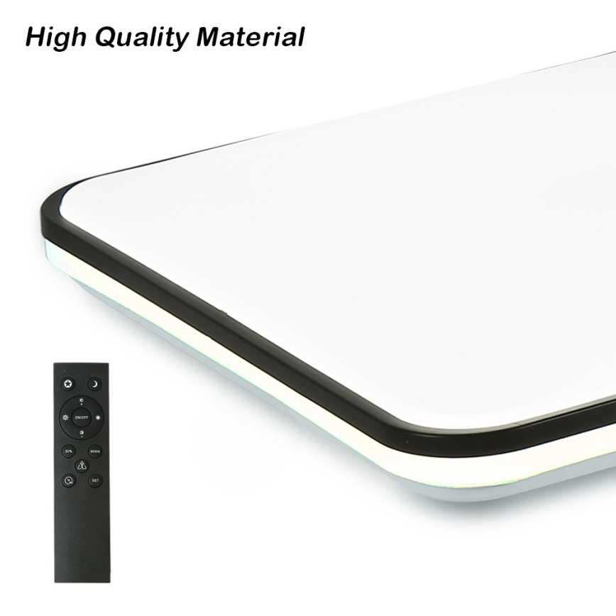 Brilagi - Prigušivo LED stropno svjetlo SMART LED/36W/230V 53x53 cm 3000-6000K Wi-Fi Tuya Beacon + daljinski upravljač