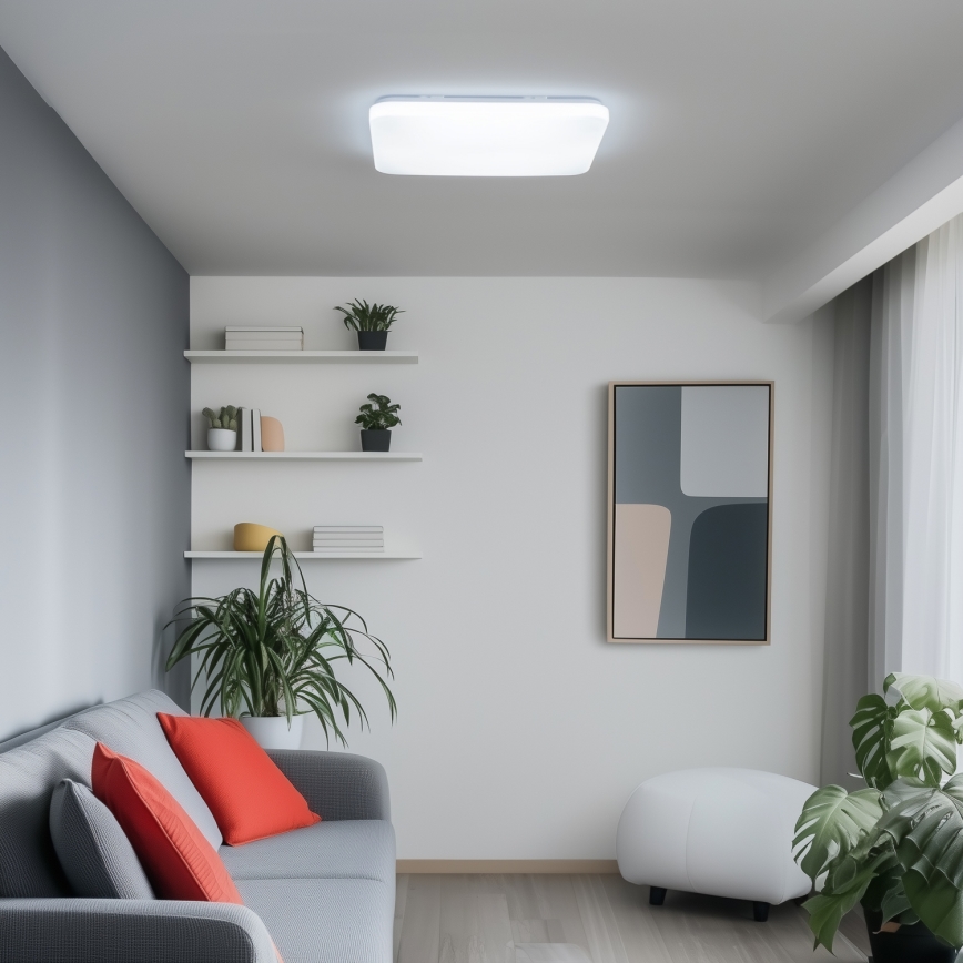 Brilagi - LED prigušivo stropno svjetlo SMART LED/36W/230V 53x53 cm 3000-6000K Wi-Fi Tuya Beacon + daljinsko upravljanje