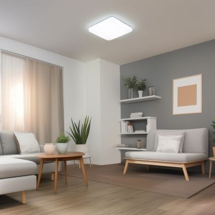 Brilagi - LED prigušivo stropno svjetlo PAMETNO LED/36W/230V 53x53 cm 2700-6500K Wi-Fi Tuya + daljinski upravljač
