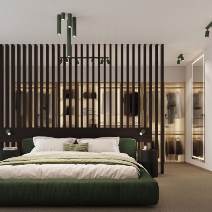 Brilagi - Spot svjetiljka CRESTO 1xGU10/10W/230V 20 cm zelena