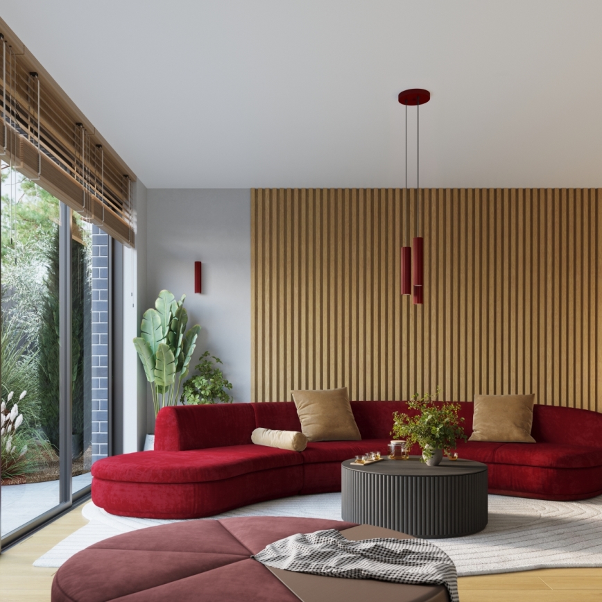 Brilagi - Spot svjetiljka CRESTO 2xGU10/10W/230V bordo