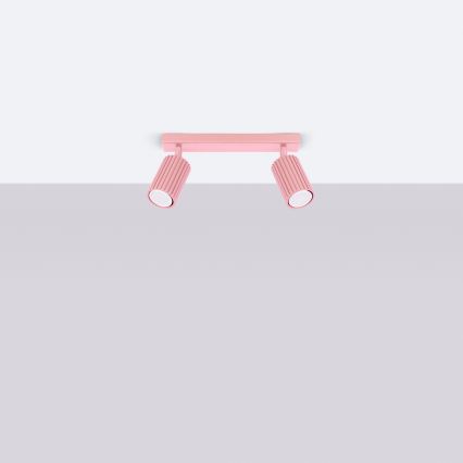 Brilagi - Spot svjetiljka CRESTO 2xGU10/10W/230V ružičasta