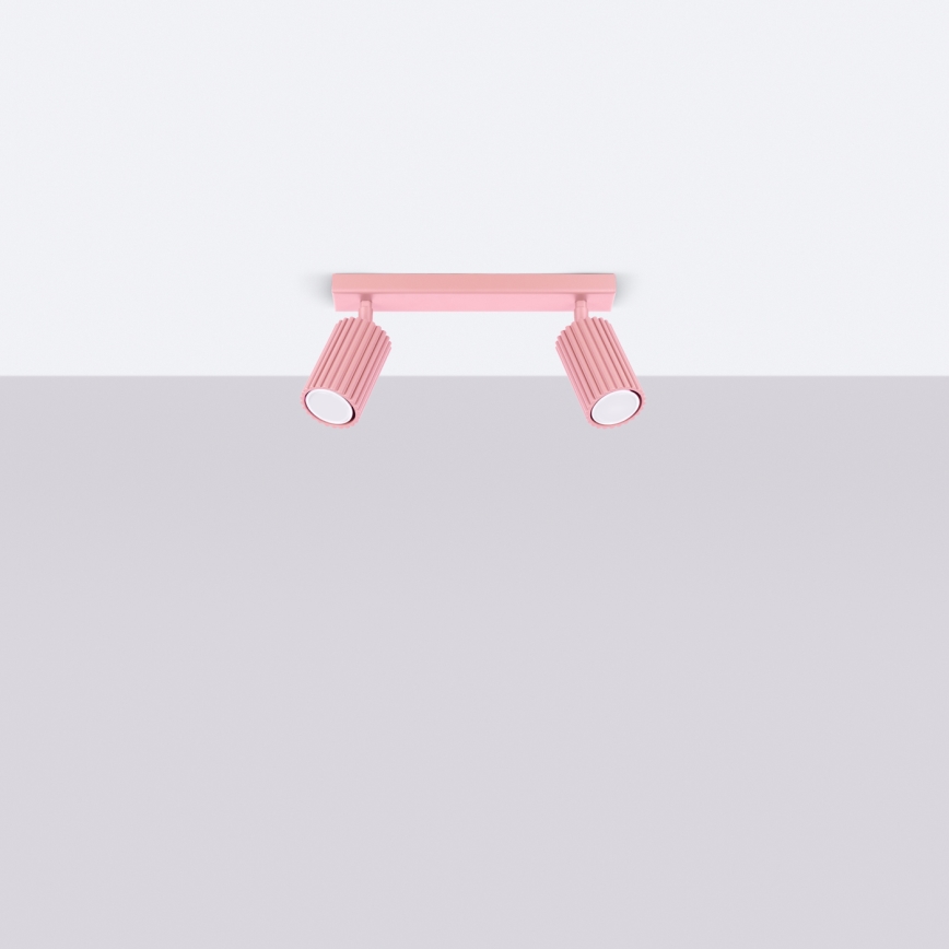Brilagi - Spot svjetiljka CRESTO 2xGU10/10W/230V ružičasta