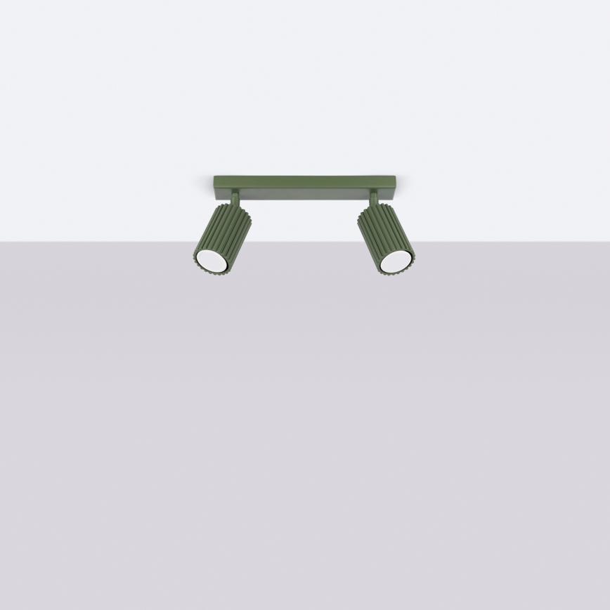 Brilagi - Spot svjetiljka CRESTO 2xGU10/10W/230V zelena