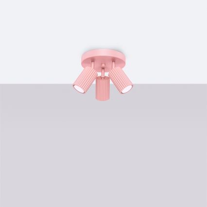 Brilagi - Spot svjetiljka CRESTO 3xGU10/10W/230V ružičasta