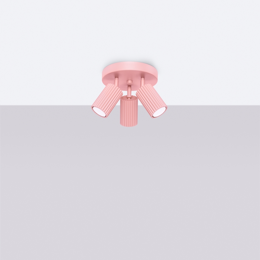 Brilagi - Spot svjetiljka CRESTO 3xGU10/10W/230V ružičasta