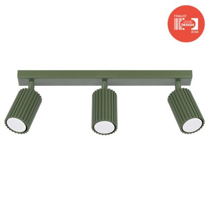 Brilagi - Spot svjetiljka CRESTO 3xGU10/10W/230V zelena