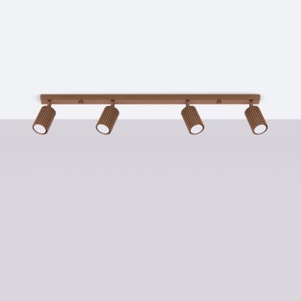 Brilagi - Spot svjetiljka CRESTO 4xGU10/10W/230V smeđa