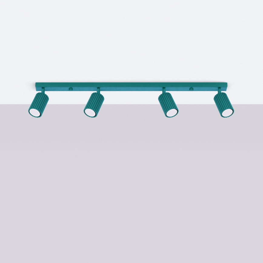 Brilagi - Spot svjetiljka CRESTO 4xGU10/10W/230V tirkizna