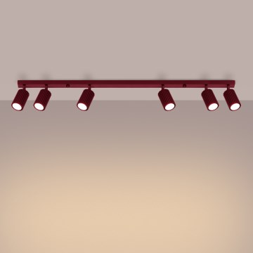 Brilagi - Spot svjetiljka CRESTO 6xGU10/10W/230V bordo