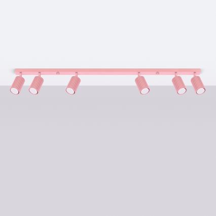 Brilagi - spot svjetiljka CRESTO 6xGU10/10W/230V ružičasta