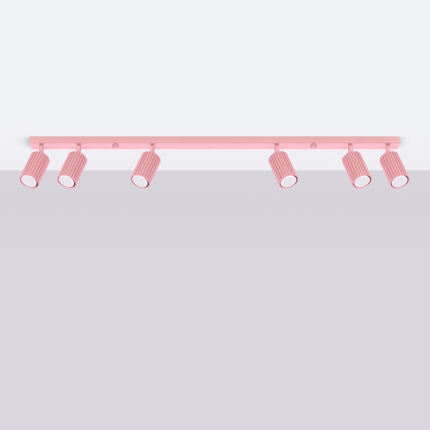 Brilagi - spot svjetiljka CRESTO 6xGU10/10W/230V ružičasta