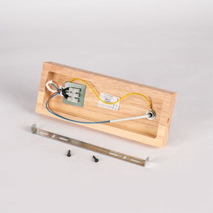 Brilagi - Spot svjetiljka HYGGE 2xE14/15W/230V drvena/dimljena