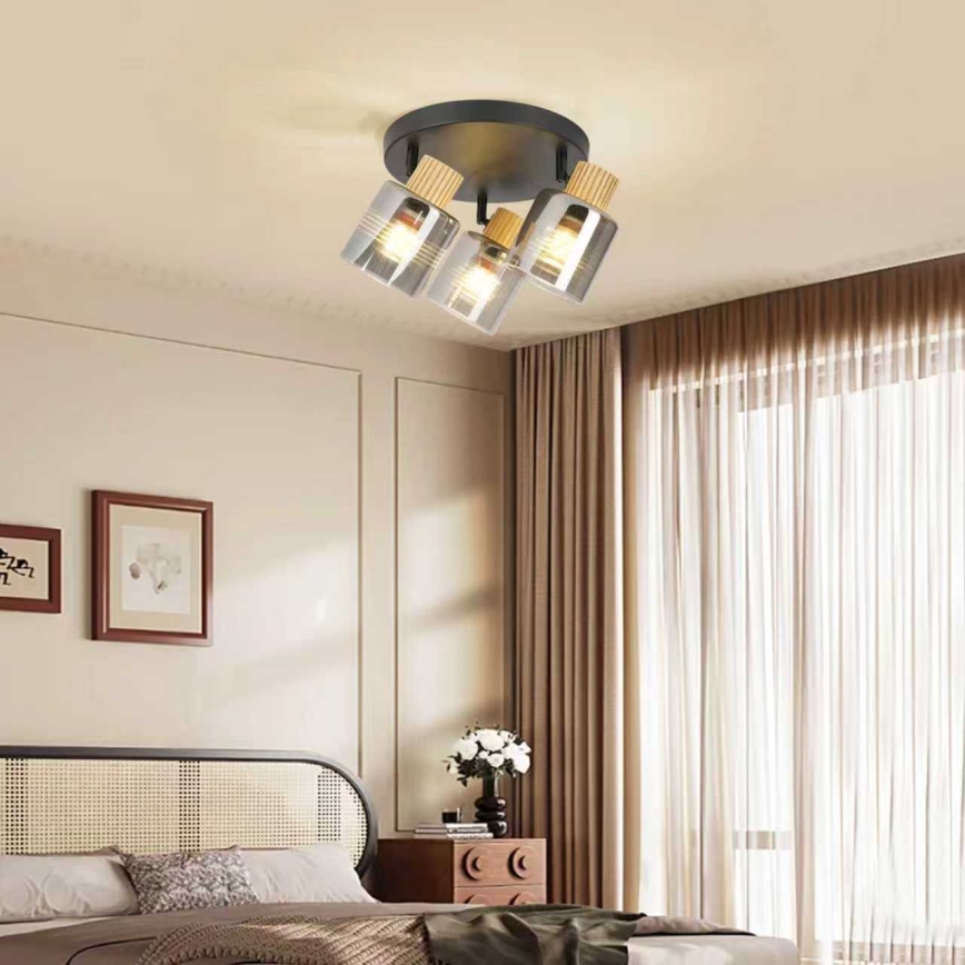 Brilagi - Spot svjetiljka HYGGE 3xE14/15W/230V crna/dimljena