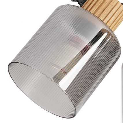 Brilagi - Spot svjetiljka HYGGE 3xE14/15W/230V kaučukovo drvo/dimna