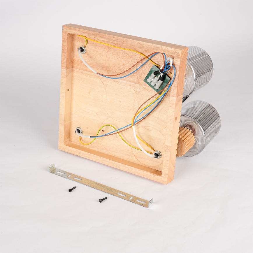 Brilagi - Spot svjetiljka HYGGE 4xE14/15W/230V drveno/dimljeno