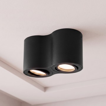 Brilagi - Spot svjetiljka MIA DOUBLE 2xGU10/30W/230V crna