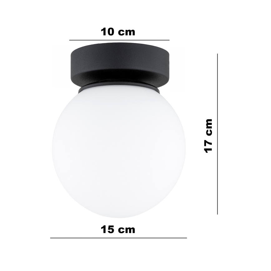 Brilagi - Spot svjetiljka MILO 1xE27/60W/230V crna