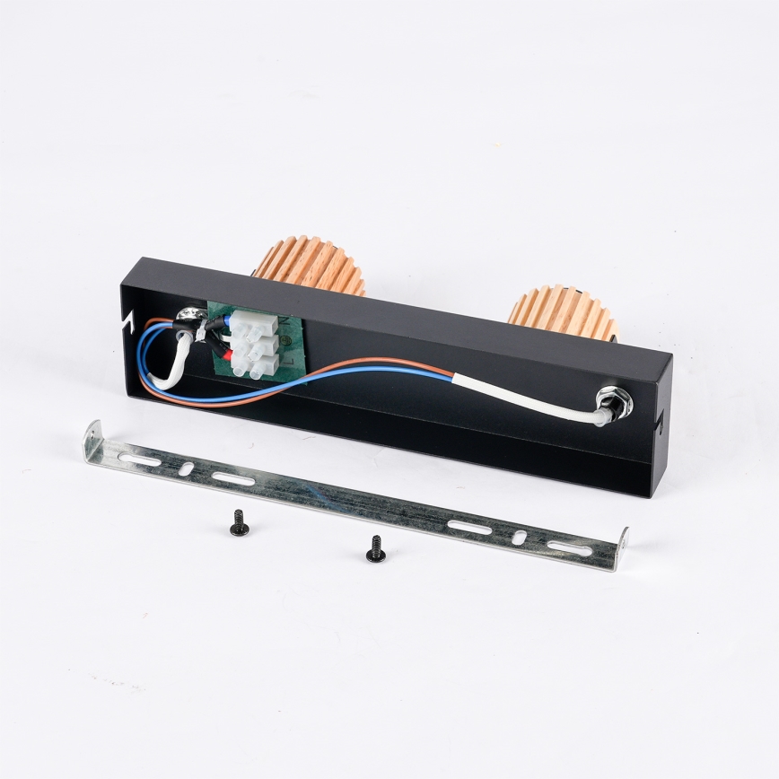 Brilagi - Spot svjetiljka ODENSE 2xE14/10W/230V drvo/crna