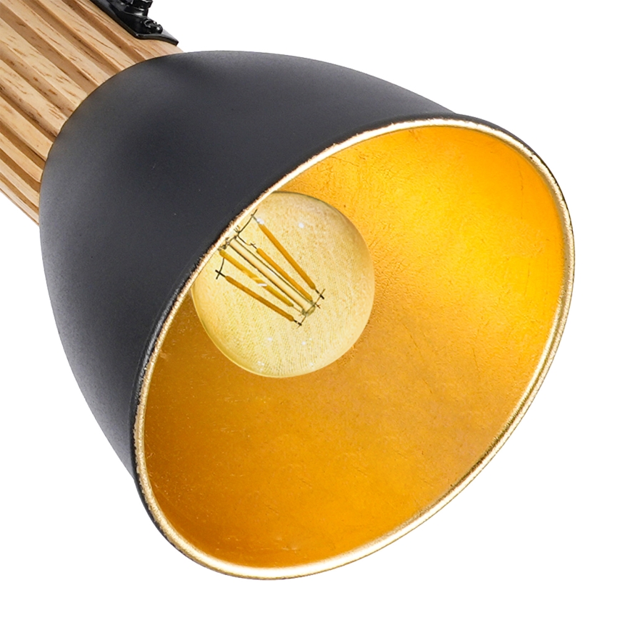 Brilagi - Spot svjetiljka ODENSE 3xE14/10W/230V drvo/crna