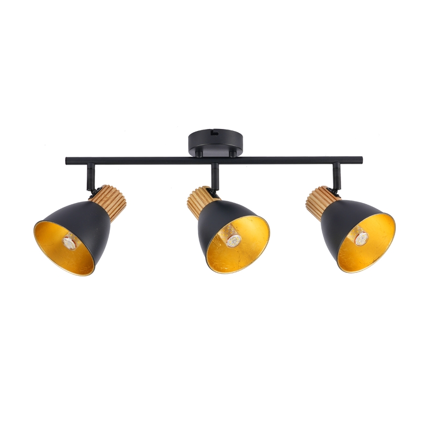 Brilagi - Spot svjetiljka ODENSE 3xE14/10W/230V kaučukovo drvo/crna