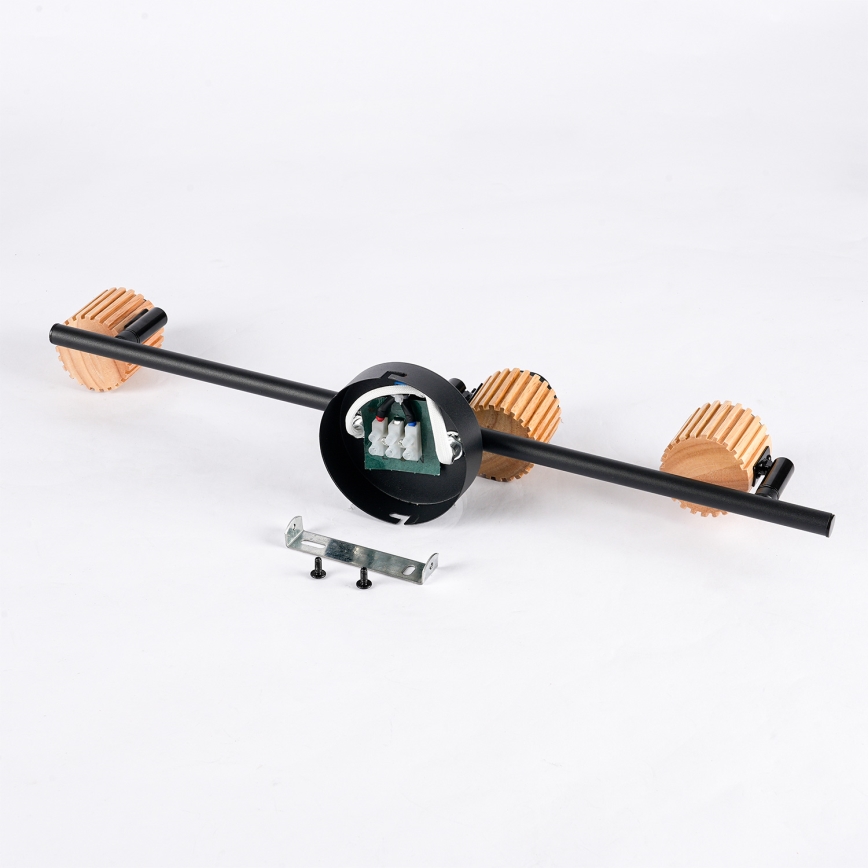 Brilagi - Spot svjetiljka ODENSE 3xE14/10W/230V kaučukovo drvo/crna