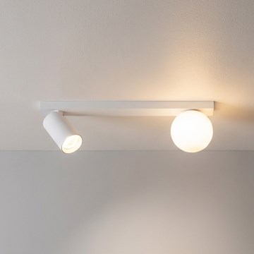 Brilagi - Spot svjetiljka SELE BALL 1xGU10/30W/230V + 1xG9/10W, bijela