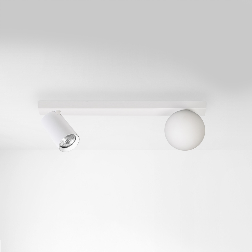 Brilagi - Spot svjetiljka SELE BALL 1xGU10/30W/230V + 1xG9/10W, bijela