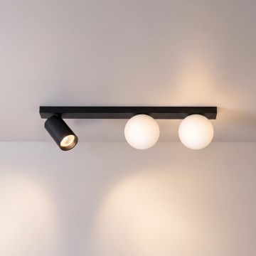 Brilagi - Spot svjetiljka SELE BALL 1xGU10/30W/230V + 2xG9/10W crna