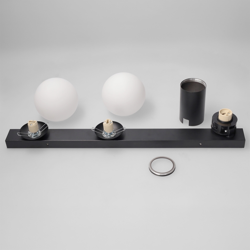 Brilagi - Spot svjetiljka SELE BALL 1xGU10/30W/230V + 2xG9/10W crna