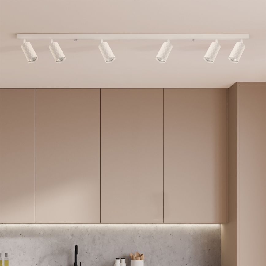 Brilagi - Spot svjetiljka SELE DIAMANT 6xGU10/30W/230V bijela