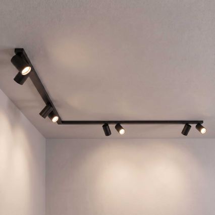 BRILAGI - Spot svjetiljka SELE LONG 8xGU10/30W/230V crna