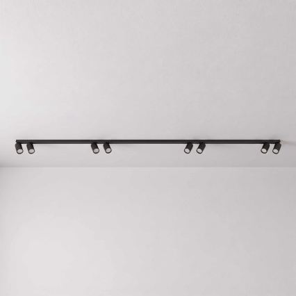 BRILAGI - Spot svjetiljka SELE LONG 8xGU10/30W/230V crna